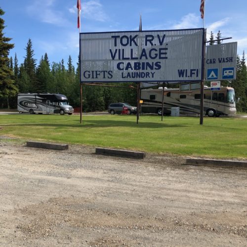 TOK RV SIGN with car wash